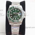 Perfect Replica VR MAX Rolex Submariner Green Face Stainless Steel Oyster Band 40mm Watch